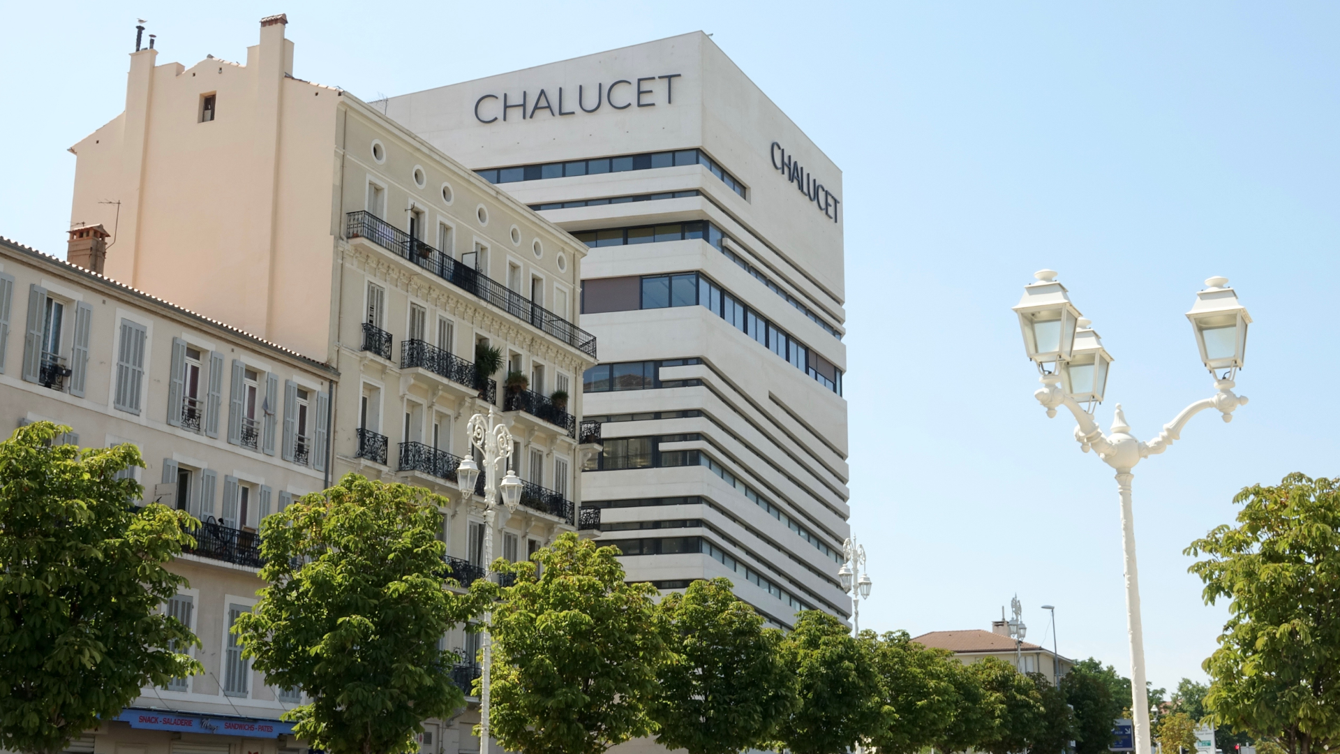 Bâtiment des Beaux-Arts à Chalucet à Toulon, réalisé avec le Procédé GBE